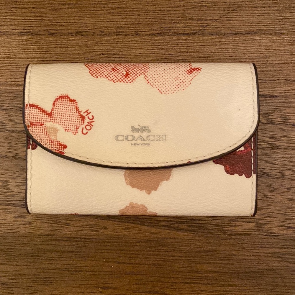 Coach 6 ring key case - Floral print